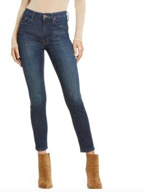 MOTHER The Looker Crop Skinny Jeans in Switch It Up Wash Women's Size 25